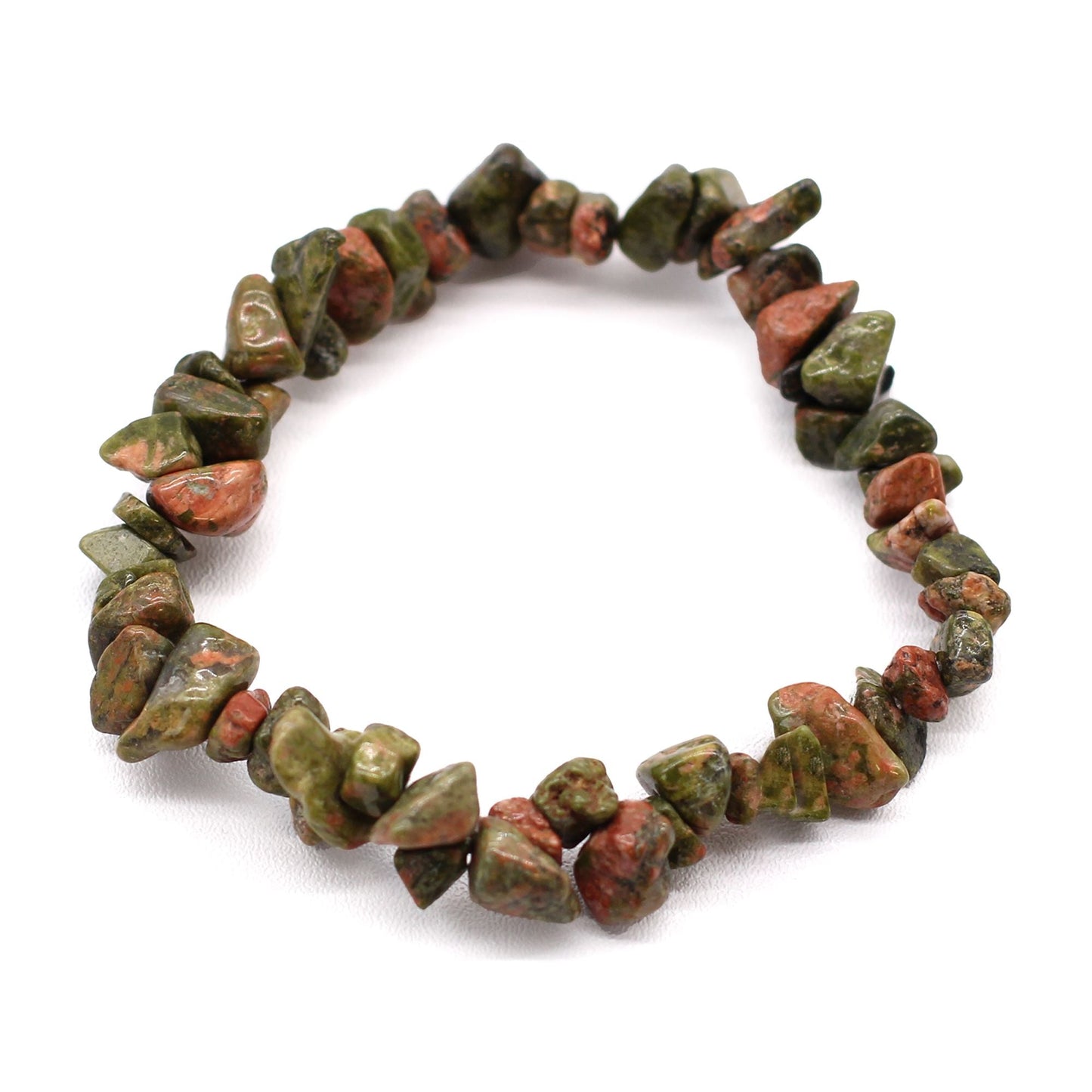 Chipstone Bracelet - Green Jasper - Luna Panther