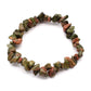 Chipstone Bracelet - Green Jasper - Luna Panther