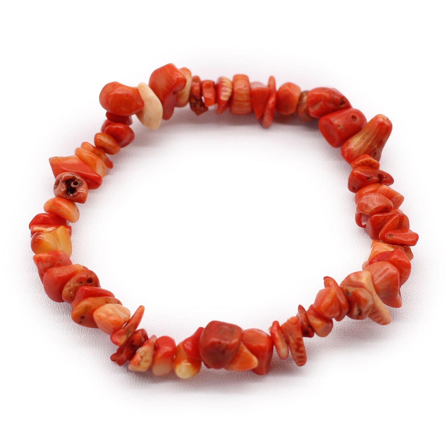 Chipstone Bracelet - Orange Jasper Stone - Luna Panther