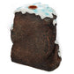 Polished Christmas Santas Grotto Backflow Incense Burner 1 featuring natural patterning and unique variations - Luna Panther