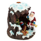 Polished Christmas Santas Grotto Backflow Incense Burner 1 featuring natural patterning and unique variations - Luna Panther