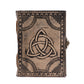 Circle Triquetra - Esoteric Notebook - Antique Grey - 200 pages Stitch Edge - 17.5x12.5x3cm - Luna Panther
