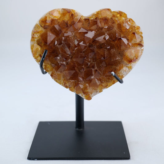 Citrine Heart 656g - Luna Panther