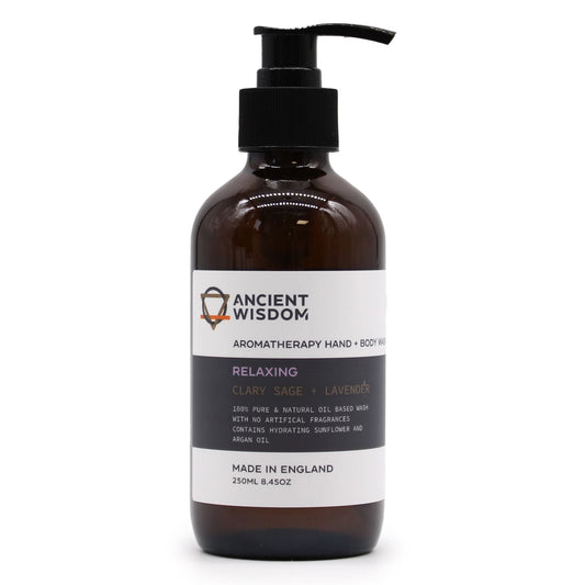 Clary Sage & Lavender Hand & Body Wash 250ml - Luna Panther
