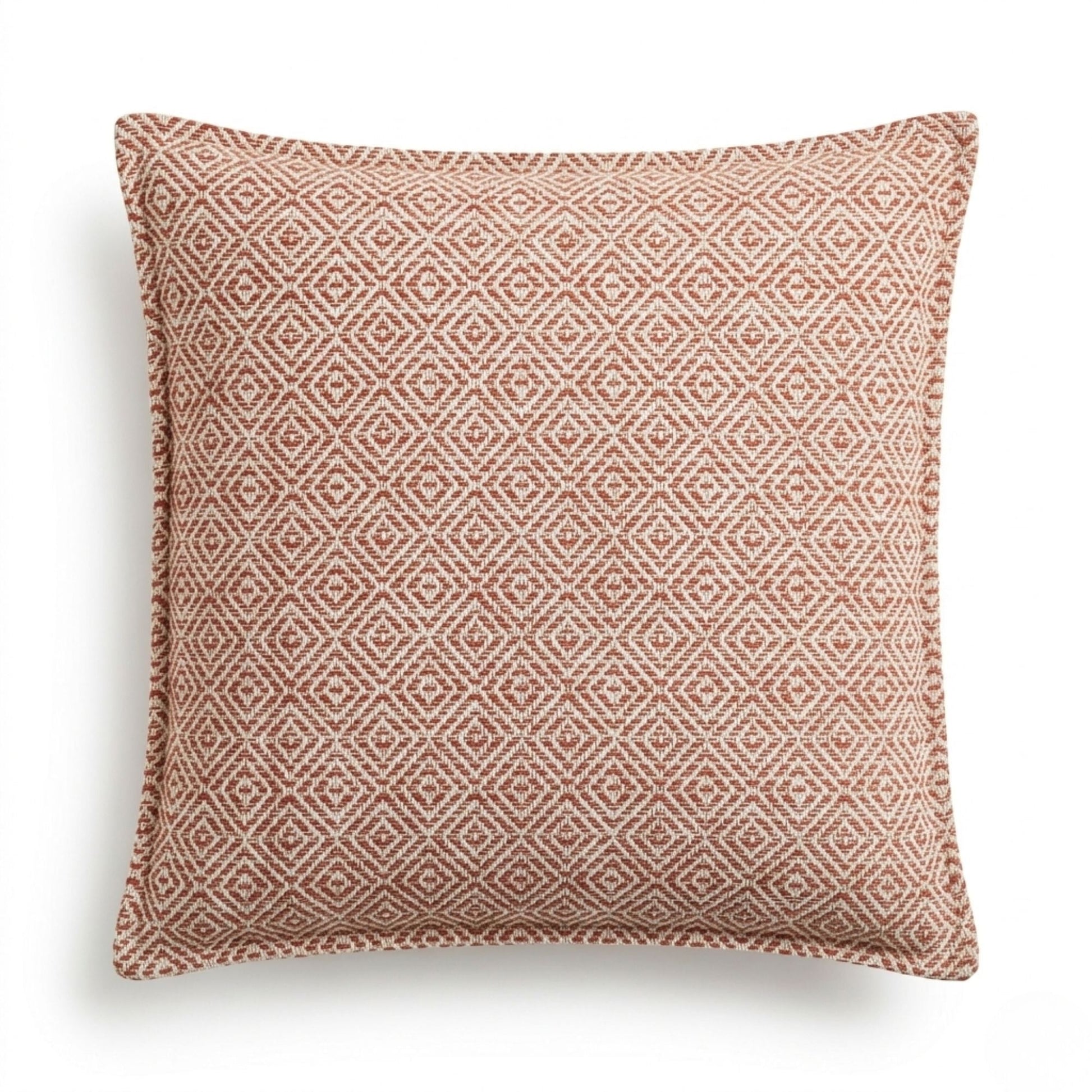 Classic Cushion Cover - Burgundy Squares - 45x45cm - Luna Panther