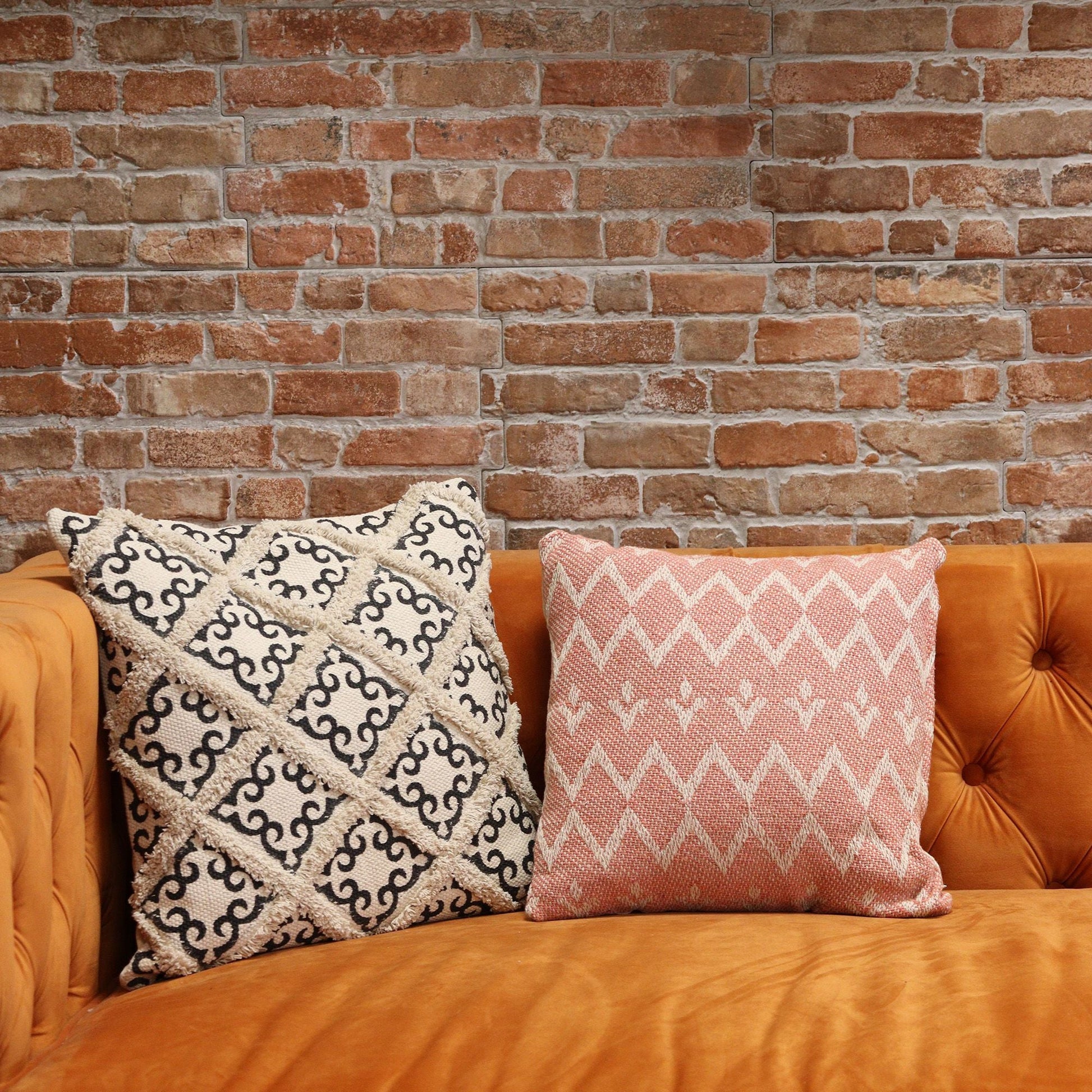 Classic Cushion Cover - Criss - Cross Black - 40x40cm - Luna Panther