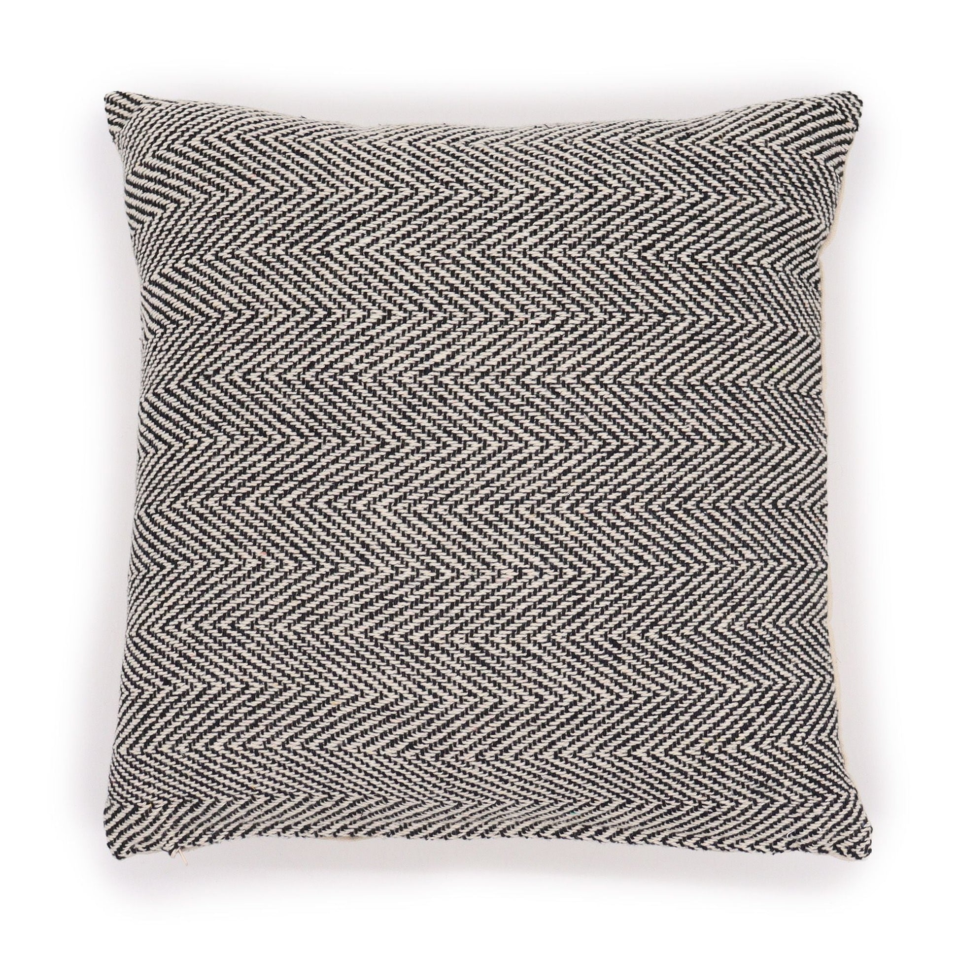 Classic Cushion Cover - Herringbone Fine Grey - 40x40cm - Luna Panther