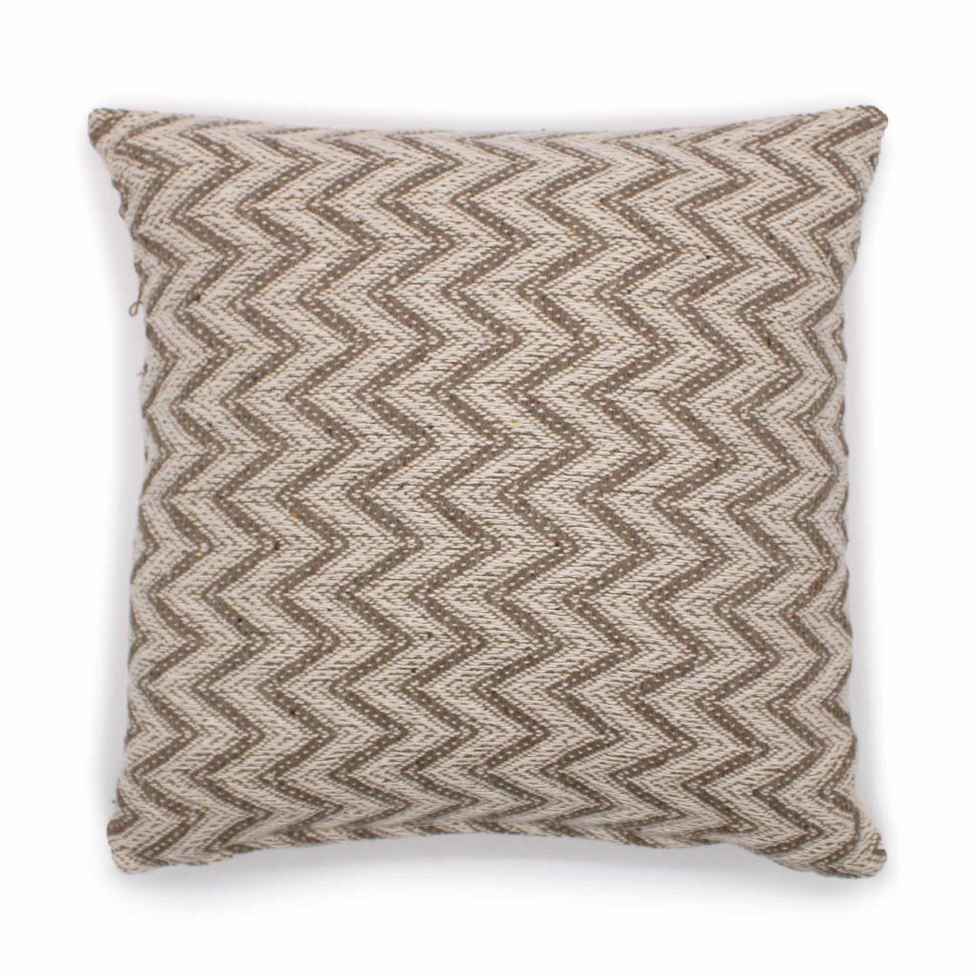 Classic Cushion Cover - Herringbone Wide Grey - 40x40cm - Luna Panther