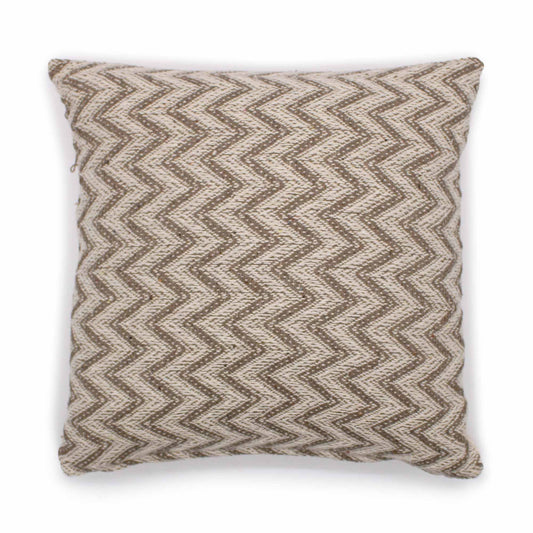 Classic Cushion Cover - Herringbone Wide Grey - 40x40cm - Luna Panther