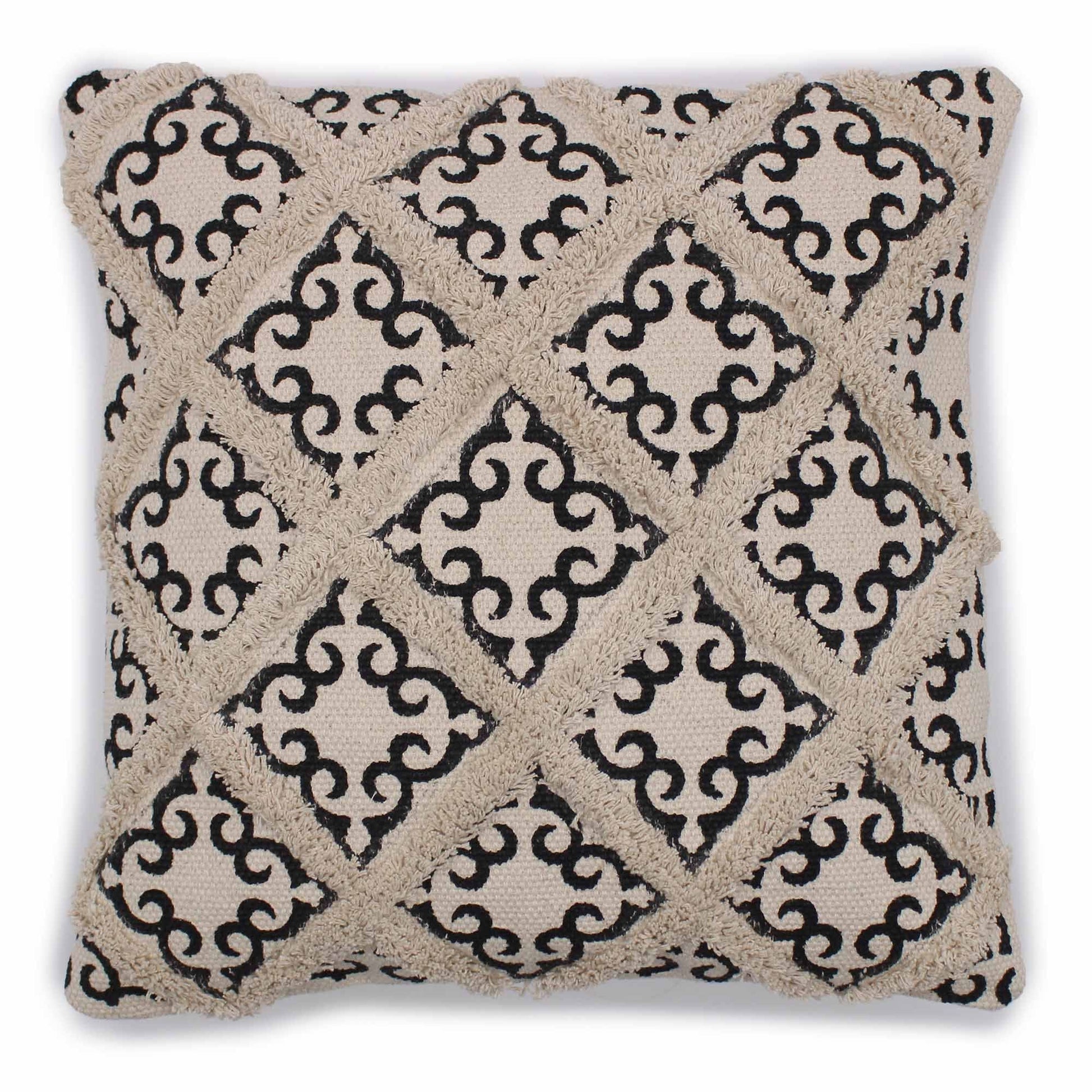 Classic Cushion Cover - Lux Criss - Cross & Print - 45x45cm - Luna Panther