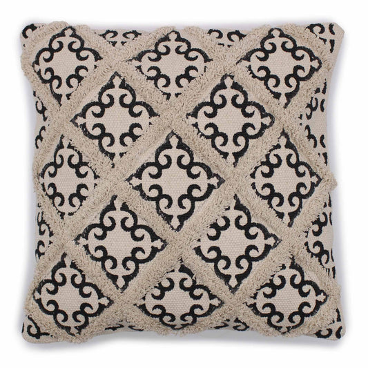 Classic Cushion Cover - Lux Criss - Cross & Print - 45x45cm - Luna Panther