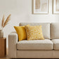 Classic Cushion Cover - Mustard Diamonds - 45x45cm - Luna Panther