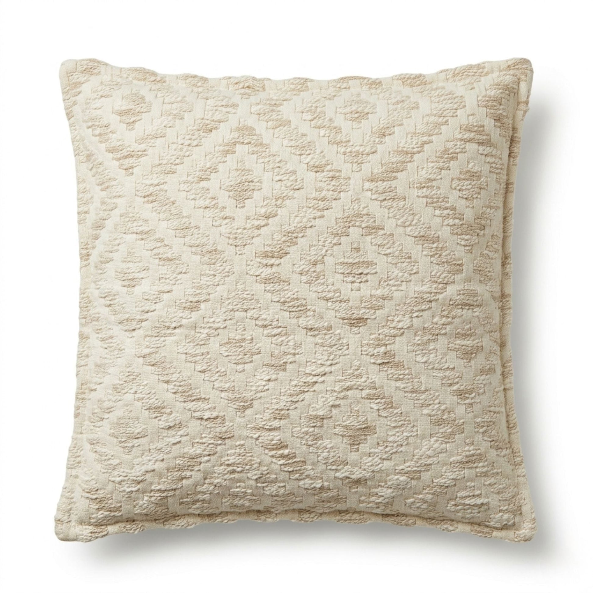 Classic Cushion Cover - Neutral Geo Creme - 45x45cm - Luna Panther