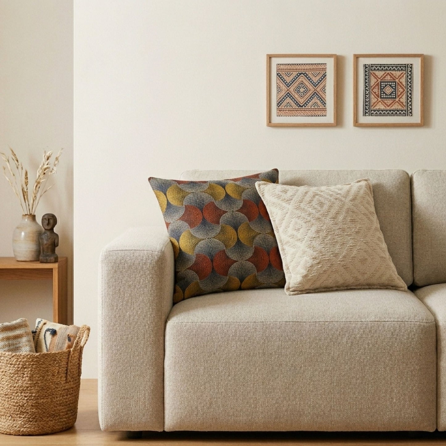 Classic Cushion Cover - Urban Swirl - 45x45cm - Luna Panther