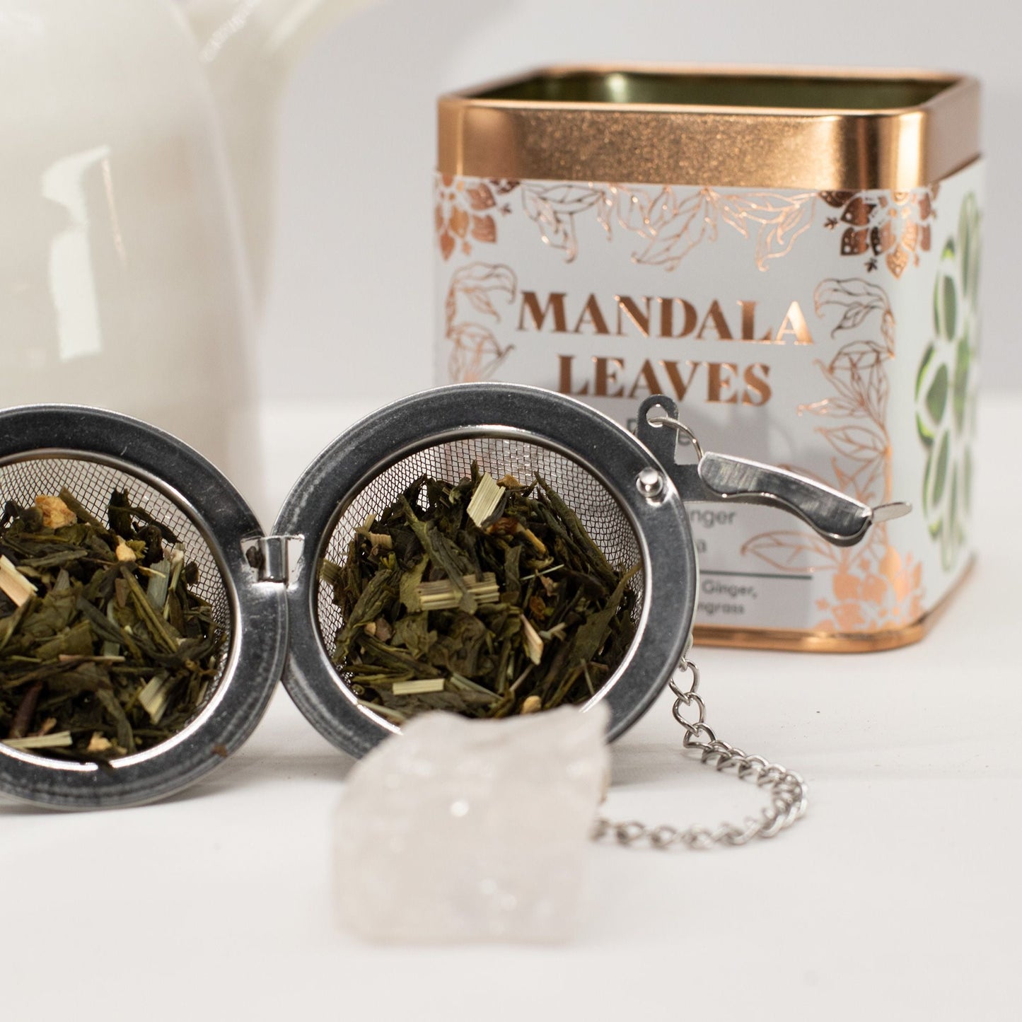 Classic Green Tea with Lemon and Ginger - 50g - Luna Panther