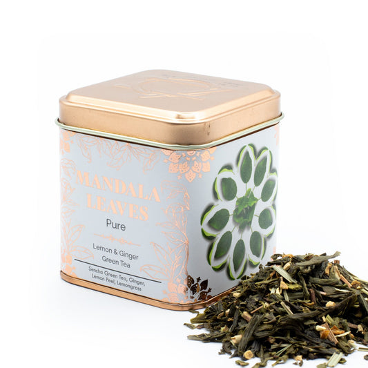 Classic Green Tea with Lemon and Ginger - 50g - Luna Panther