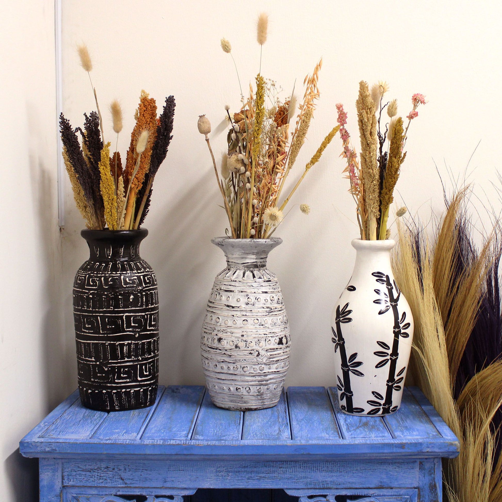 Classic Shaped Vase - Cream - Luna Panther