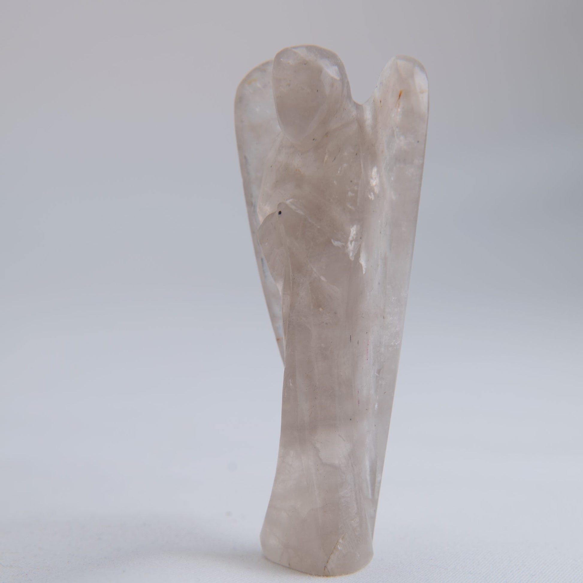 Clear Quartz Angel Carving 42g 70mm - Luna Panther