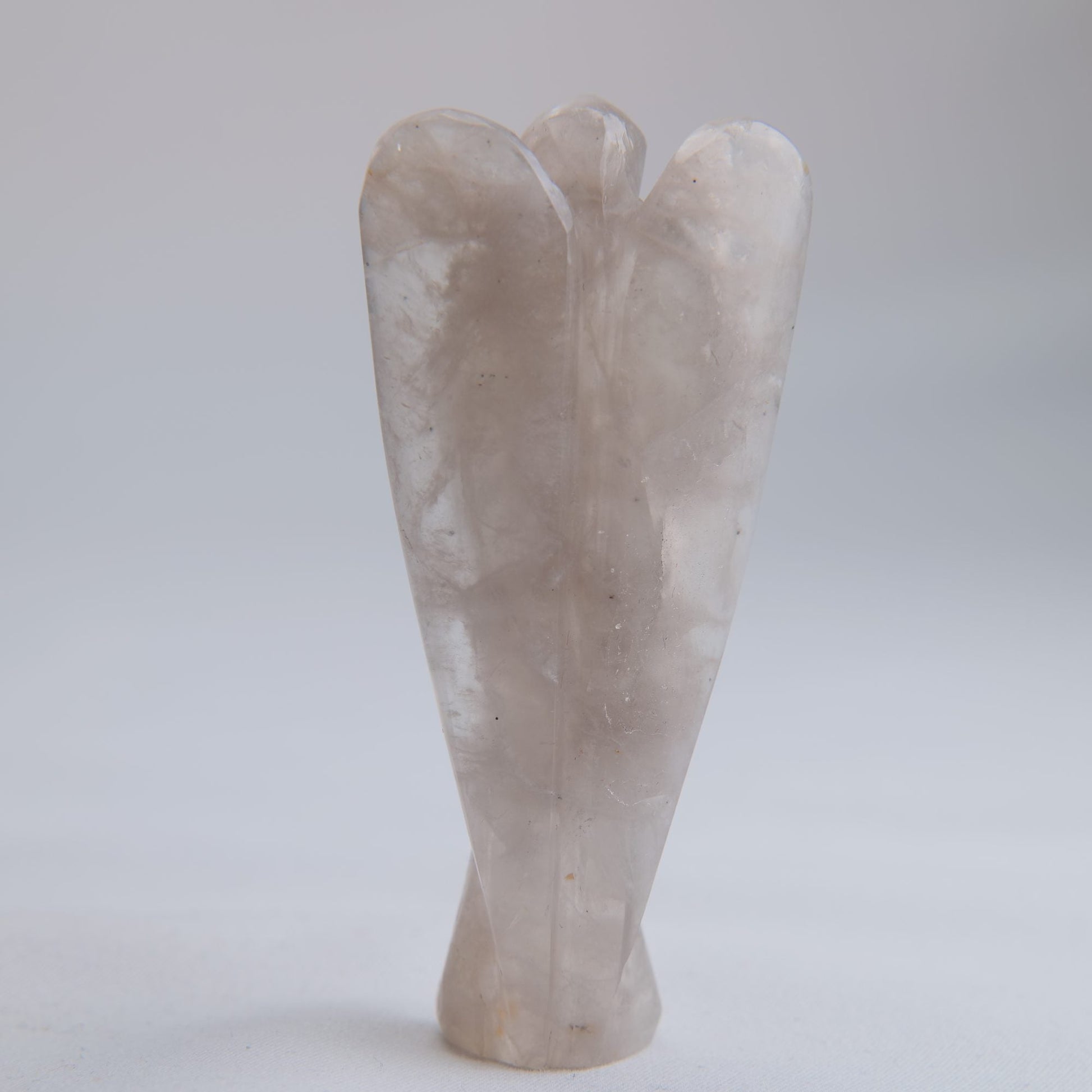 Clear Quartz Angel Carving 42g 70mm - Luna Panther