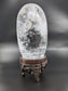 Polished Clear Quartz Shiva Lingam 2668g featuring clear transparency and light-catching facets - Luna Panther