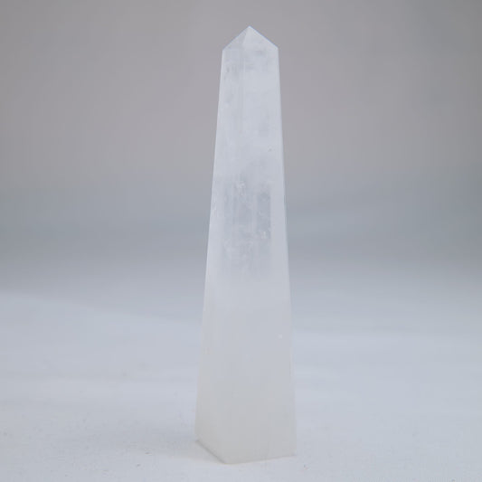 Clear Quartz Tower 66g - Luna Panther alternate view