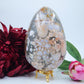 Polished Cobra Jasper Egg 1400g featuring earthy patterns and matte-gloss finish - Luna Panther