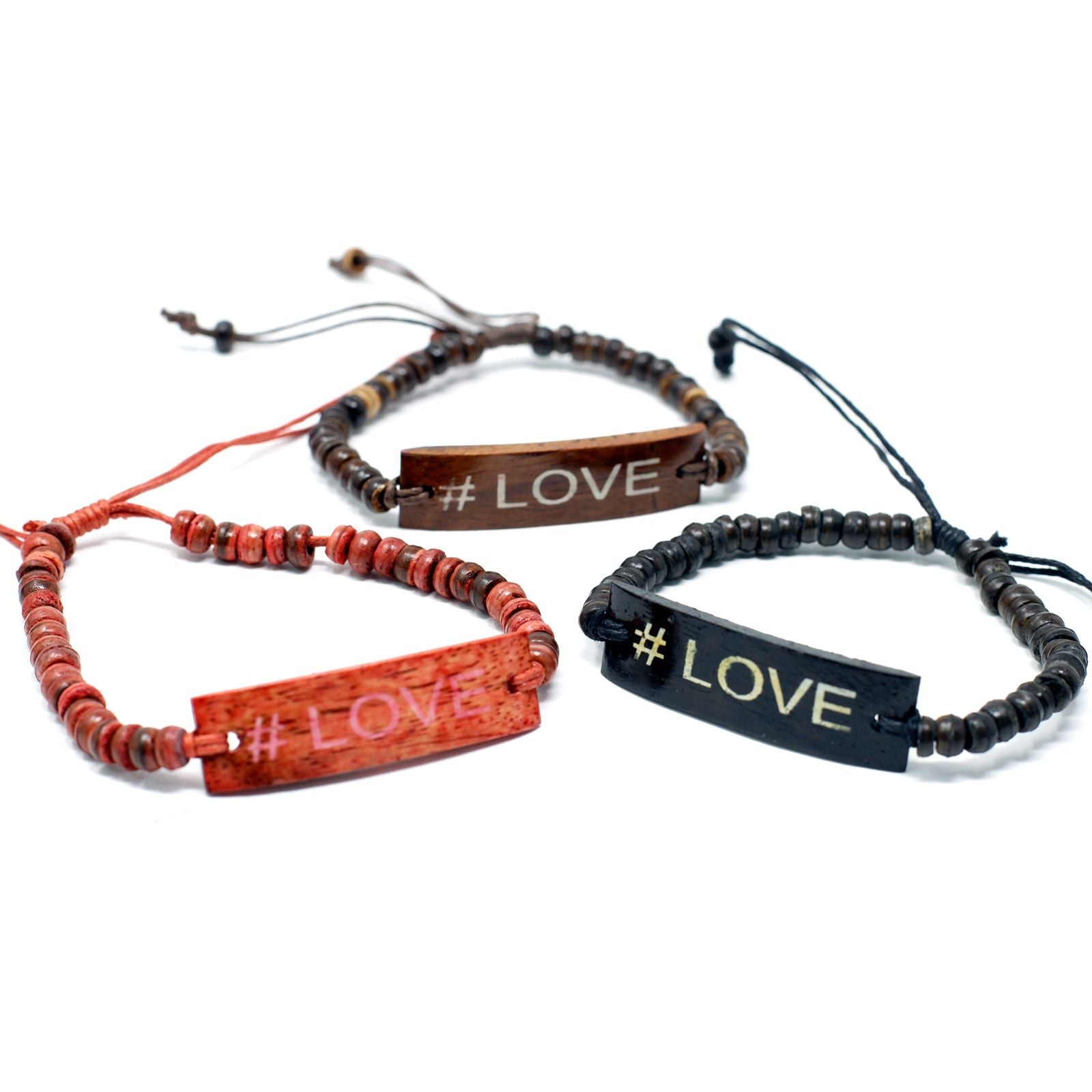 Coco Slogan Bracelets - Love - Luna Panther