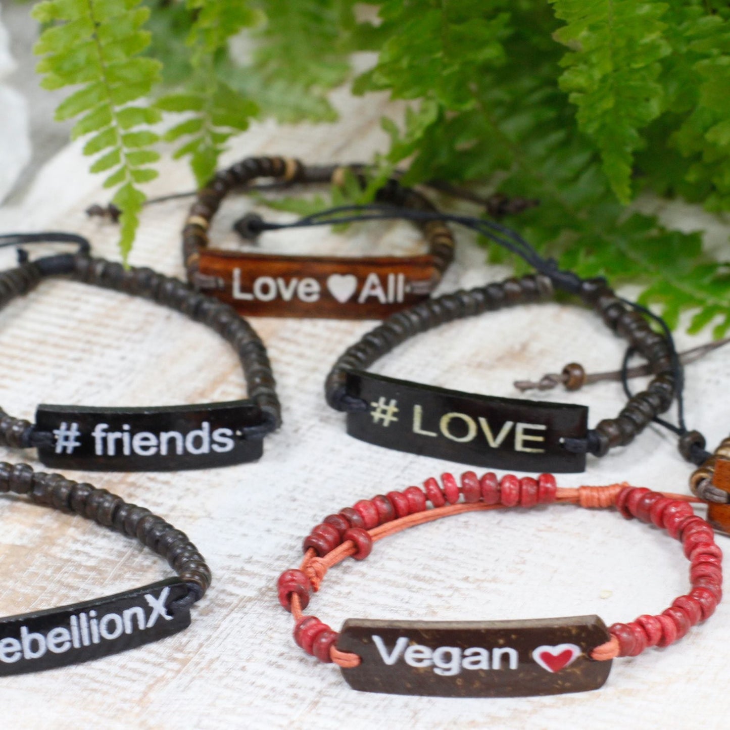 Coco Slogan Bracelets - Vegan - Luna Panther