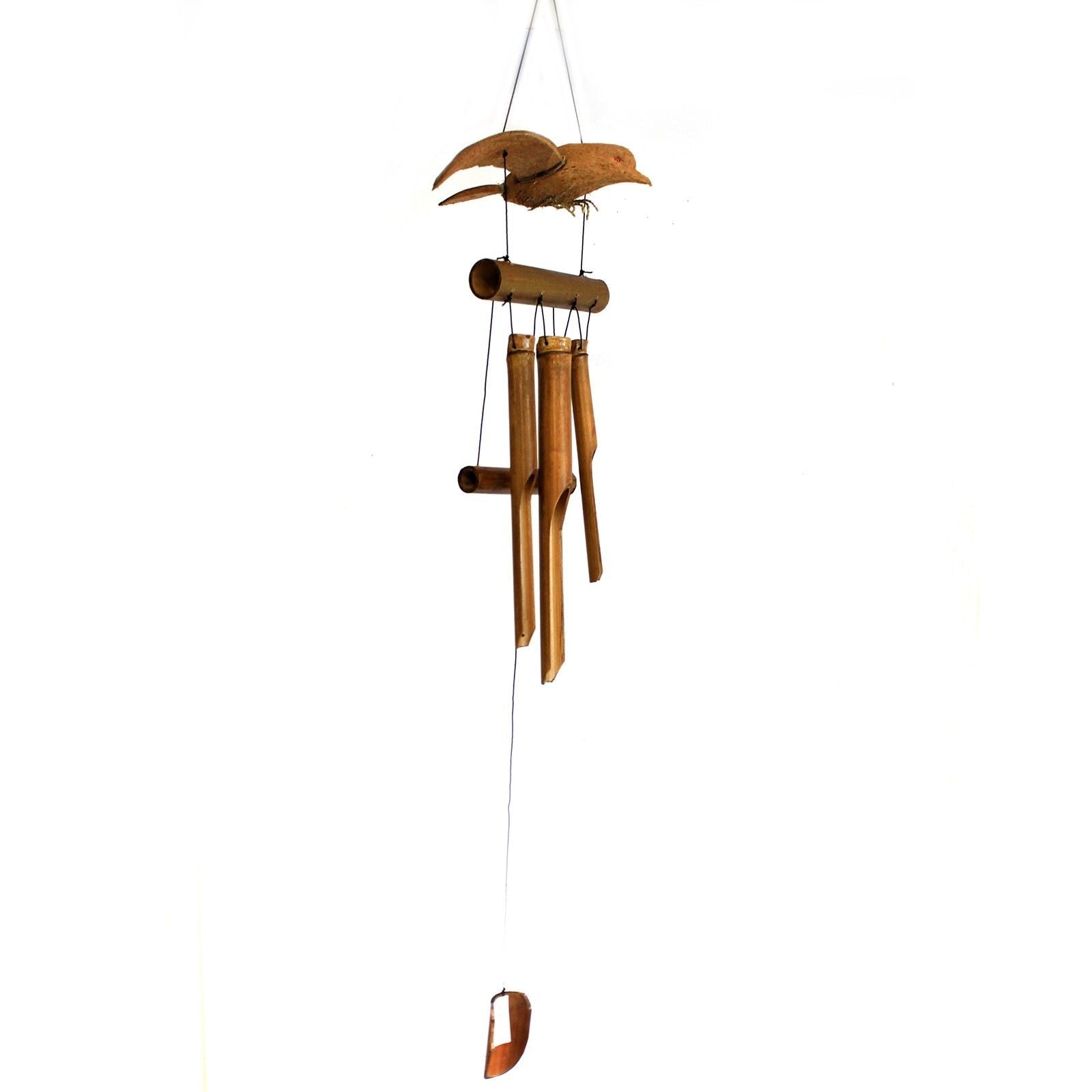 Coconut Blackbird Wind Chimes - Luna Panther