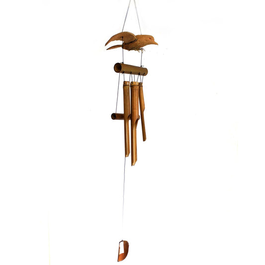 Coconut Blackbird Wind Chimes - Luna Panther