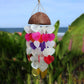 Coconut & Capiz Wind Chimes - Big Hearts - 40cm - Luna Panther
