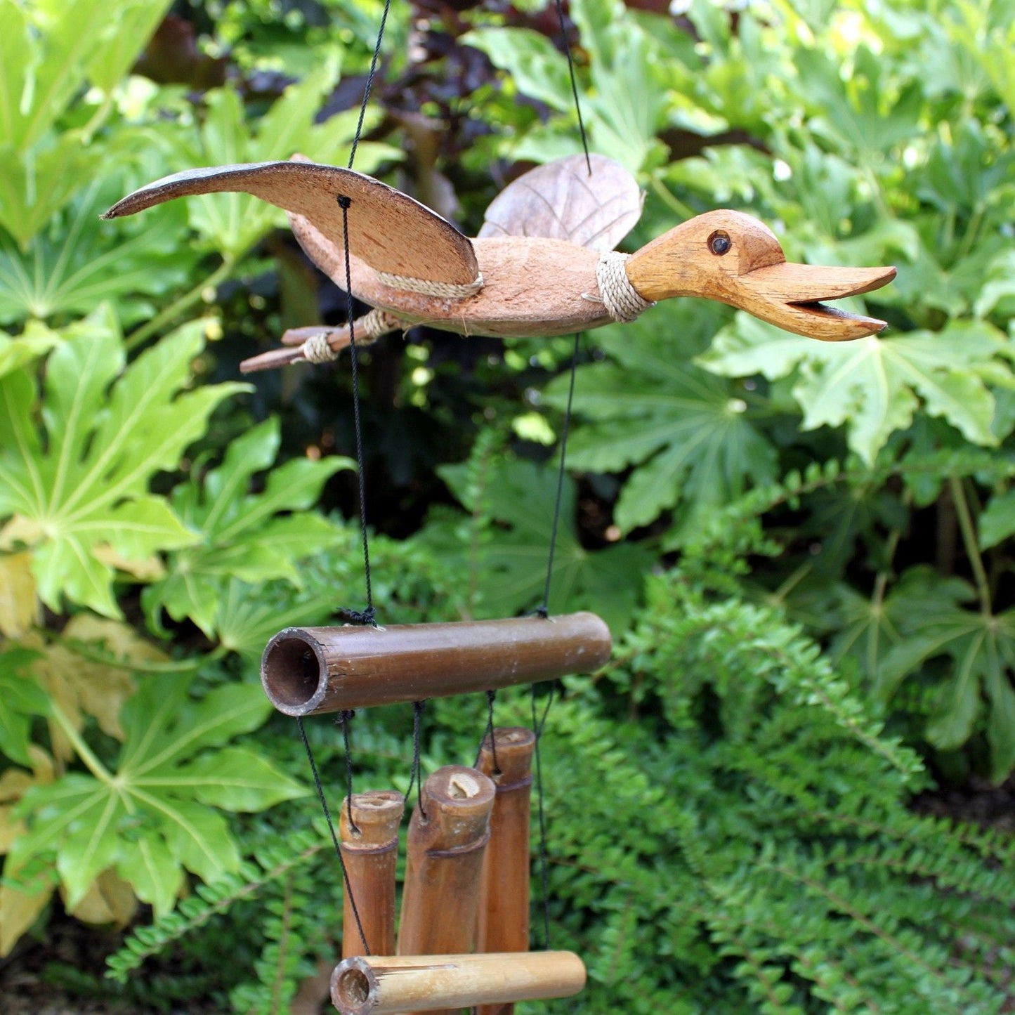 Coconut Duck Wind Chimes - Luna Panther