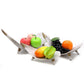 Coconut Leaf Fruit Bowl Set - Whitewash - Luna Panther