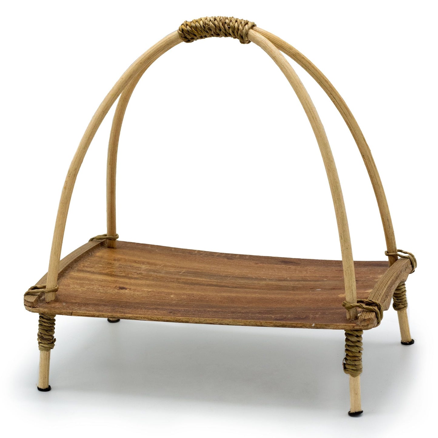 Coconut Leaf Tea Stand - Natural - Luna Panther