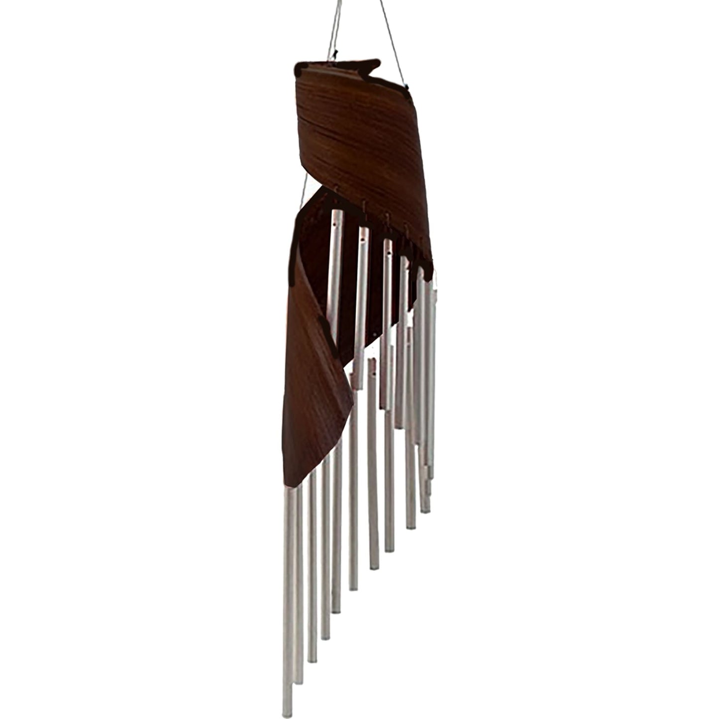Coconut Leaf Wind Chimes - Chocolate - Luna Panther