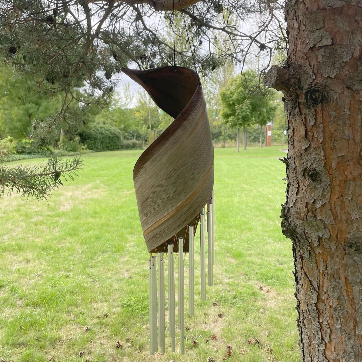 Coconut Leaf Wind Chimes - Natural - Luna Panther