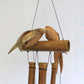Coconut Twin Birds Wind Chimes - Luna Panther