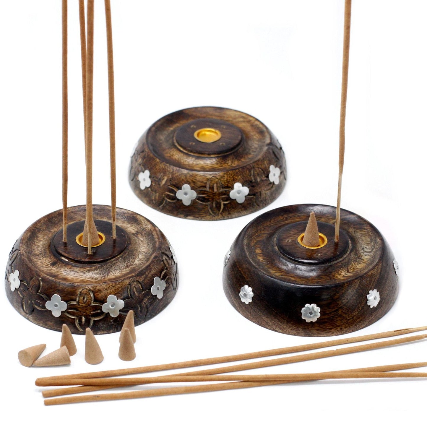 Cone & Stick Burner - Asst Design - Mango Wood - Luna Panther
