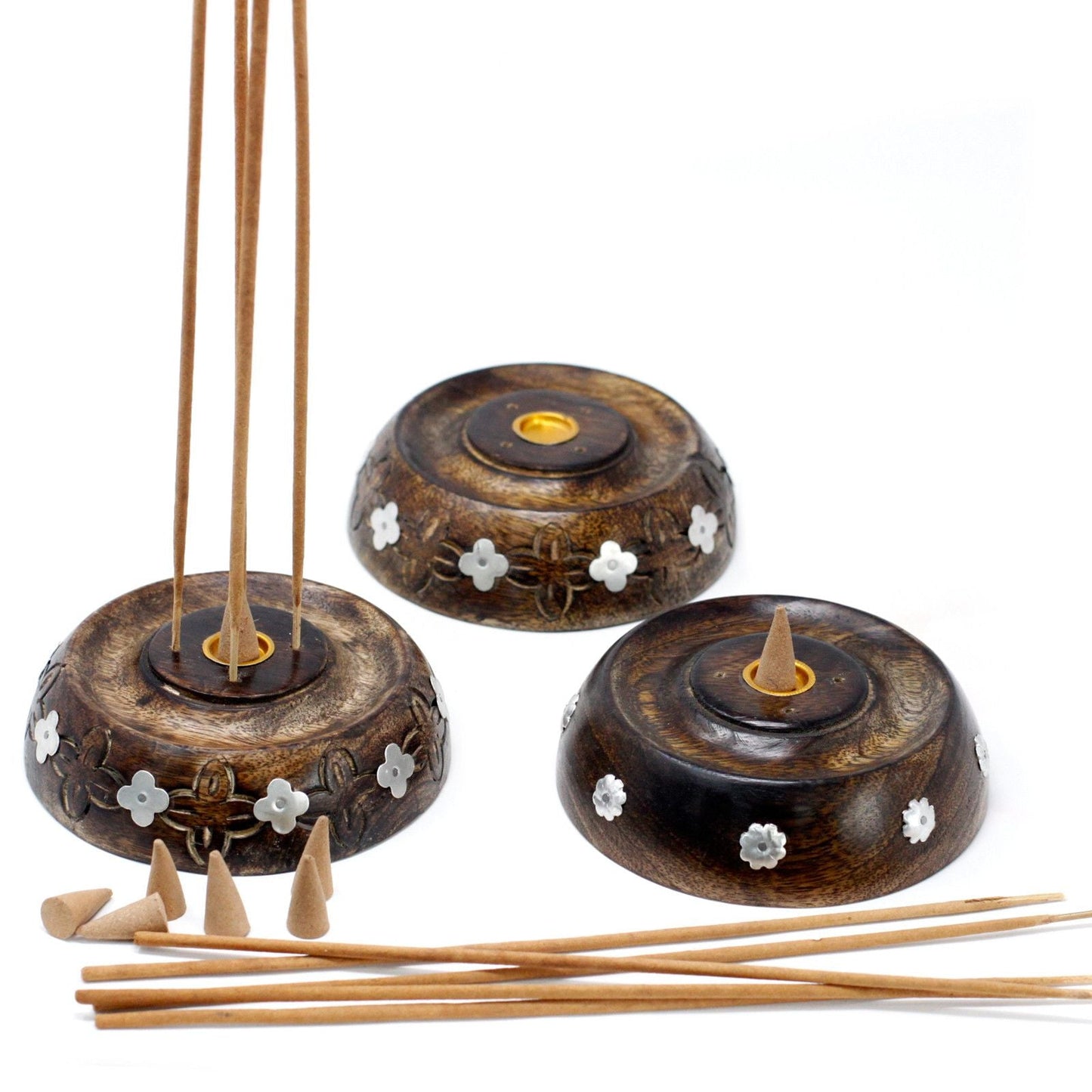 Cone & Stick Burner - Asst Design - Mango Wood - Luna Panther