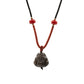 Cool Gemstone Pendants - Sliver Obsidian Buddha - Luna Panther