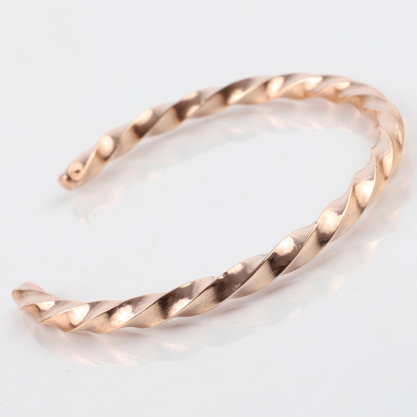 Copper Bracelet Twisted (Design 82) - Luna Panther