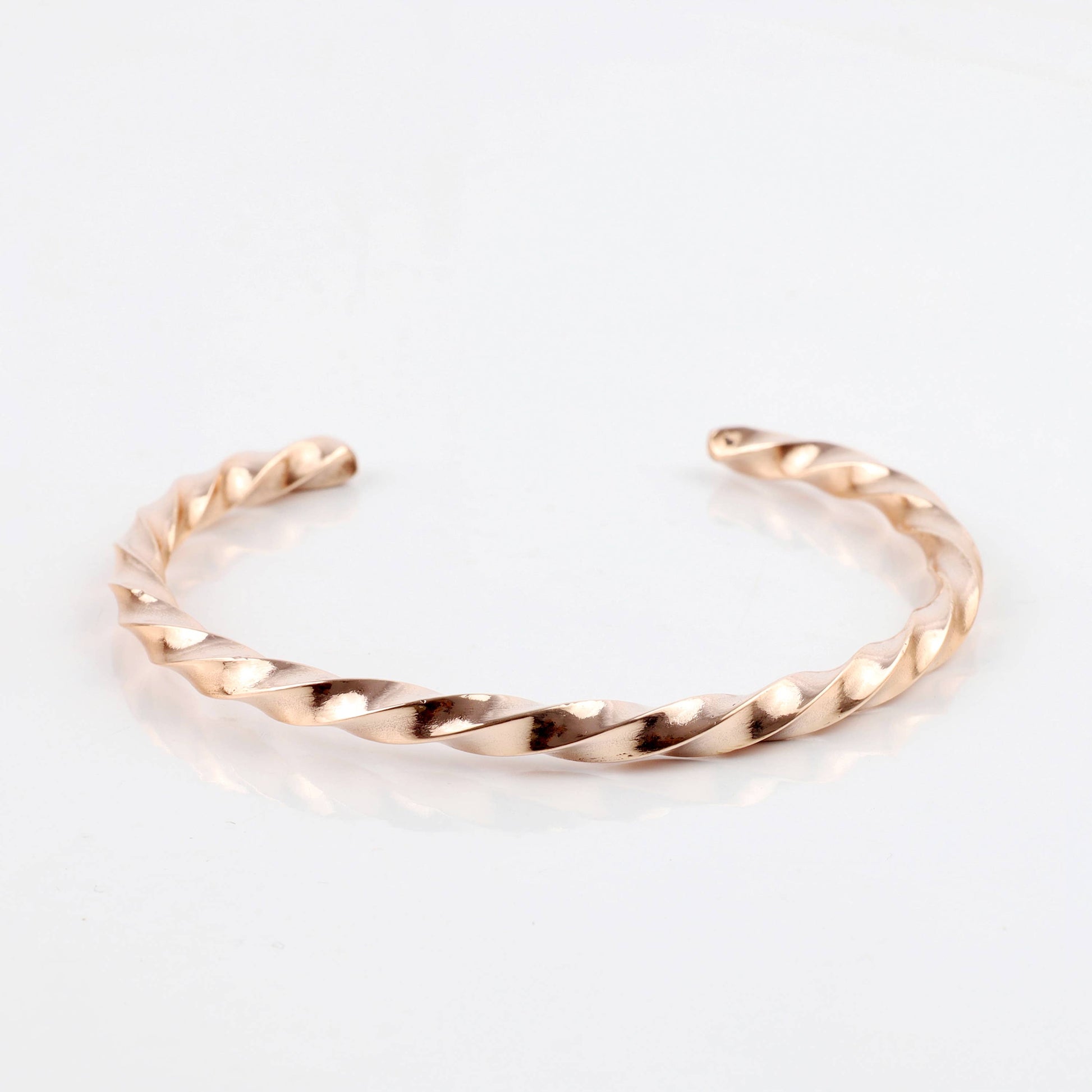 Copper Bracelet Twisted (Design 82) - Luna Panther
