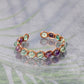 Copper & Fluorite Crystal Bracelet - Luna Panther