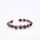 Copper & Sodalite Crystal Bracelet - Luna Panther