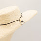 Cord Necklace Gemstone Pendant - Goldstone Bone - Luna Panther
