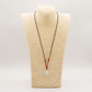 Cord Necklace Gemstone Pendant - Opalite Angel - Luna Panther