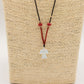 Cord Necklace Gemstone Pendant - Opalite Angel - Luna Panther