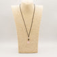 Cord Necklace Gemstone Pendant - Rose Quartz Heart - Luna Panther