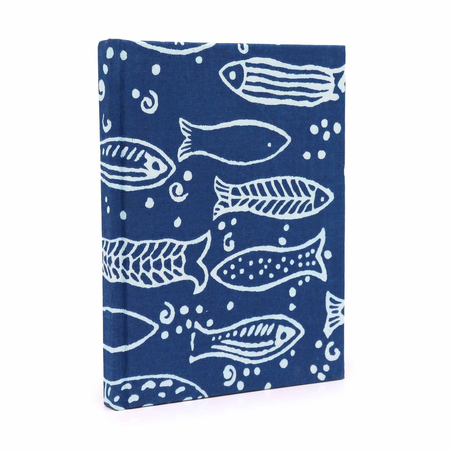 Cotton Bound Notebooks 20x15cm - 96 pages - Indigo Fish - Luna Panther