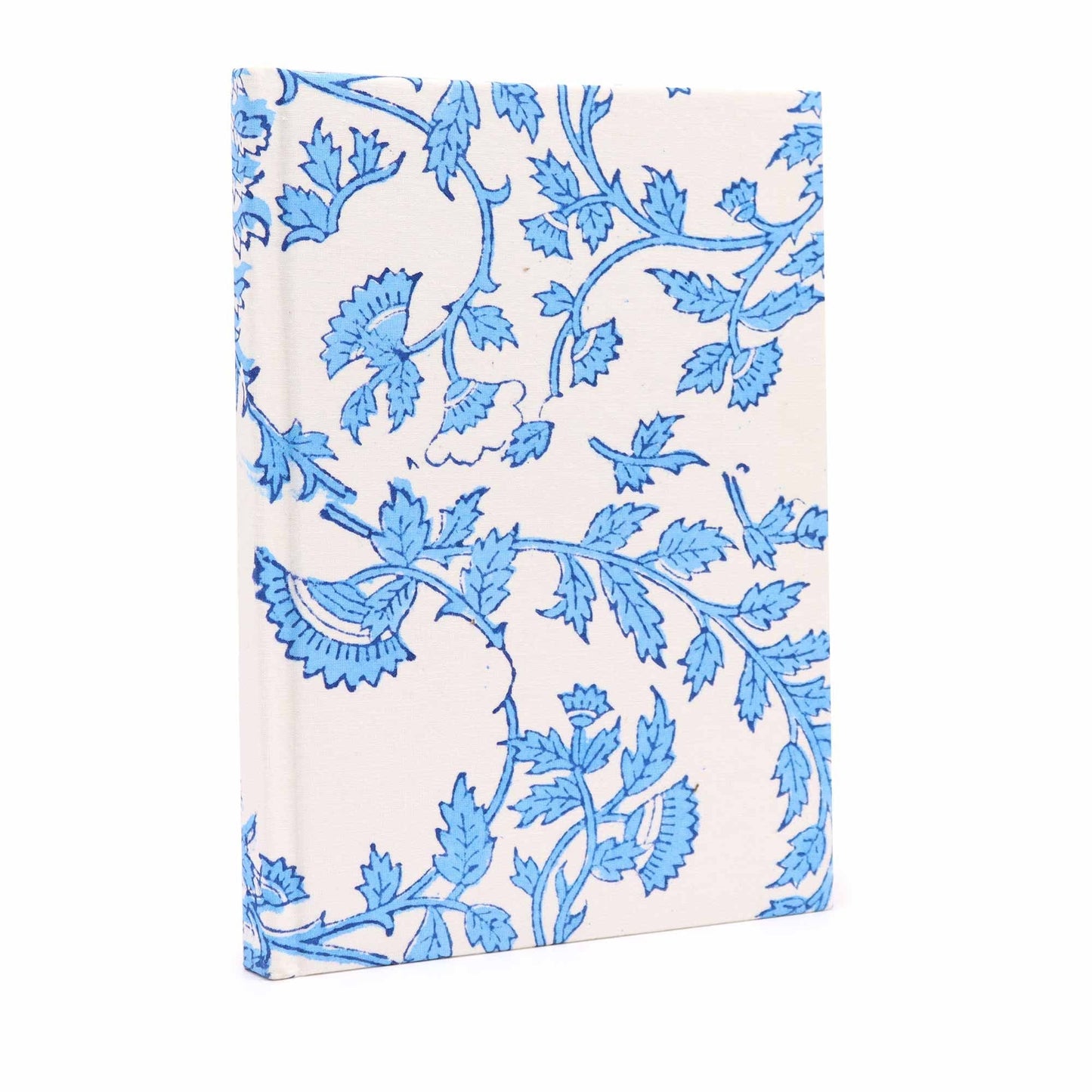 Cotton Bound Notebooks 20x15cm - 96 pages - Pale Blue Floral - Luna Panther